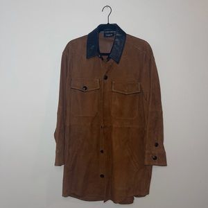 The Kooples women suede jacket .